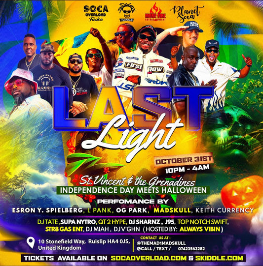 Last Light Halloween Party! 🚨GrantView Banqueting Suite - HA4 OJS🚨